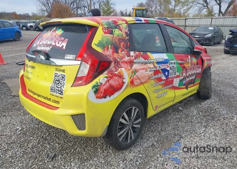 2015 Honda Fit Ex/Ex-L из США, поврежденный, VIN 3HGGK5H83FM768479